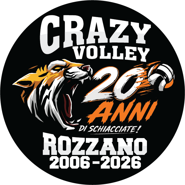 Crazy Volley · logo 20 anni